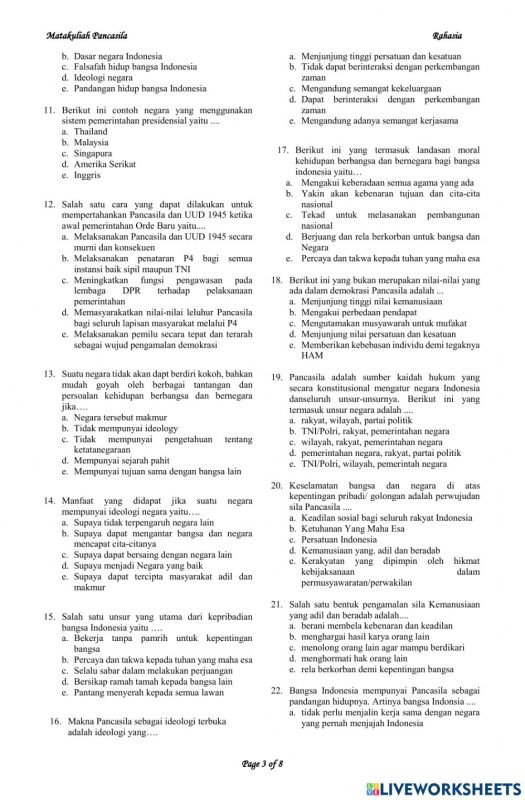 30+ Keselamatan Bangsa Dan Negara Diatas Kepentingan Pribadi Atau Golongan Merupakan Perwujudan Sila
&nbsp;Images