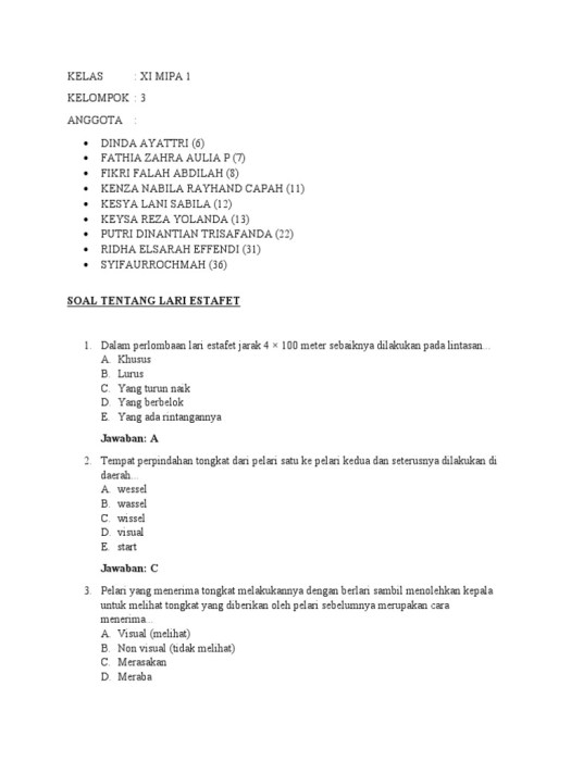 39+ Lari Estafet Atau Lari Sambung Adalah Lari Beregu Yang Terdiri Atas …. Orang Dalam Satu Regu&nbsp;Gif