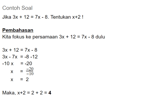 Manakah di antara persamaan berikut yang merupakan persamaan linear dua variabel? Persamaan Linear Dan Pertidaksamaan Linear Satu Variabel